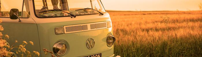 Vintage VW camper van holidays in Cornwall